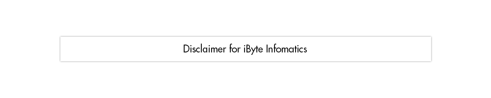 Disclaimer for iByte Infomatics